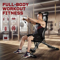 Banc de musculation réglable 8 niveaux pliable 300 kg en acier allié pour haltères, équipement d'entraînement de force pour la maison