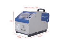 Système de fusion de résine compact et automatique à pompe à engrenages électrique WELEO T-Mini3, alternative Nordson DuraBlue Robatech Concept, qualité alimentaire, à chaud