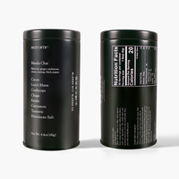 Boîtes à thé en étain blanc de luxe personnalisées, empilables, boîtes à café en poudre de champignon noir de qualité supérieure, boîtes à matcha, emballage Tn Can