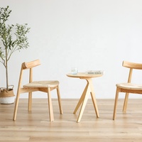 Exl meubles en rotin naturel en bois massif chaises de salle à manger café restaurant meubles hôtel chaises