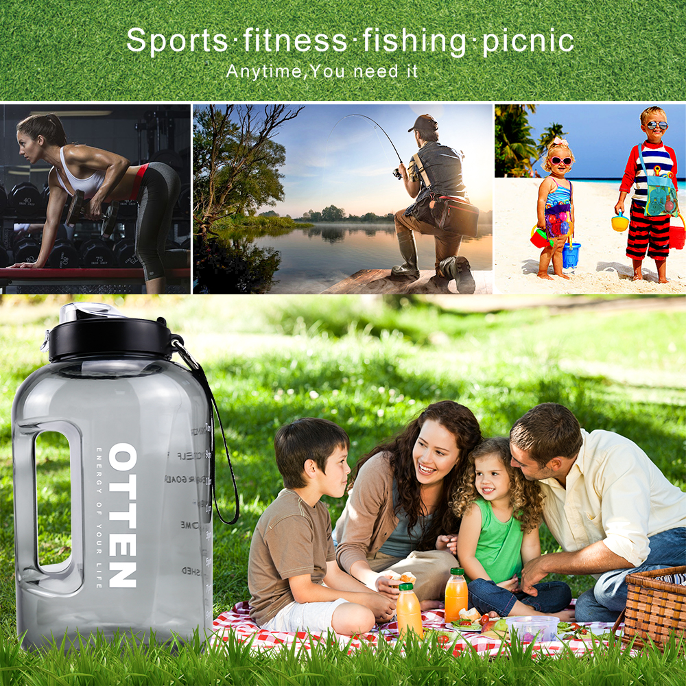 Factory Direct sale Bpa Free Wide Mouth 2.5 liter Plastic Water Bottle Gym Half Gallon Water Bottles
