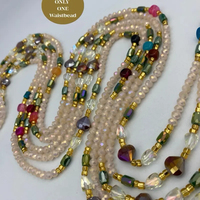 Chaîne de taille en cristal africain de luxe pour femme, bijou corporel pour usage quotidien, idéal pour fiançailles, anniversaire et cadeau