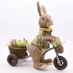 Gy Bsci Nieuwe Populaire Handgemaakte Kunst Ambacht Bunny Easter Decoratie Pastro Konijnen