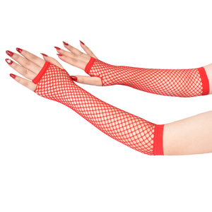 Yiwu vente en gros <span class=keywords><strong>mi</strong></span>-longueur gants en résille Sexy maille extensible femmes gants rétro fête unisexe <span class=keywords><strong>gant</strong></span> - Product Image 2