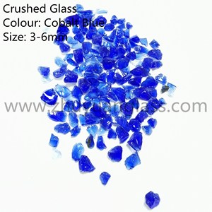 9-12mm azul cobalto Vidrio triturado de <span class=keywords><strong>terrazo</strong></span> - Product Image 4