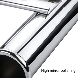 <span class=keywords><strong>Support</strong></span> de pêche en mer à 4 cannes en acier inoxydable, résistant à la corrosion de l'eau salée, compatible avec les alarmes de pêche - Product Image 5