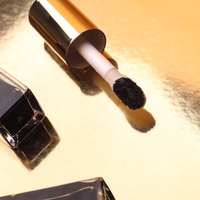 Teinte à lèvres liquide vegan OEM à marque privée, biologique, waterproof, mat, changeant de couleur, noir et marron, pour la vente en gros