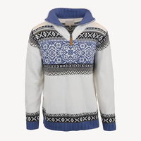 Pull-over décontracté pour homme à col montant, chaud et doux, avec impression de logo sur le devant, motif ODM, tricot d'hiver