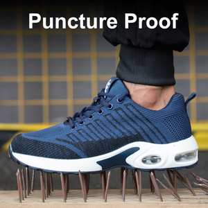 Nuove <span class=keywords><strong>Scarpe</strong></span> Antinfortunistiche Unisex <span class=keywords><strong>con</strong></span> Punta in Acciaio e Suola Ammortizzante per Sport e Costruzioni, per Uomo e Donna - Product Image 3