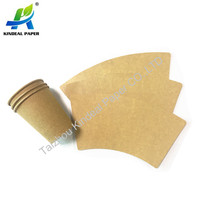 Rouleau géant de papier kraft écologique laminé enduit de PE de qualité alimentaire, imperméable, pour gobelets à café, thé et boissons