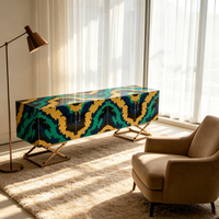 Moderner Luxus-TV-Schrank im Kunststil für Villa und Herrenhaus Designer-Wohnzimmerschrank mit Stauraum und Dekoration