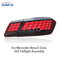Feux arrière style coupé modifiés Junyo pour Mercedes-Benz Classe E W212 2010-2015, feux arrière LED, installation facile.