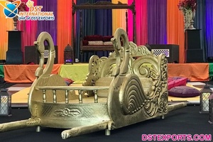 Increíble Diseño de Doli para Novia Musulmana, Carruaje Moderno Portátil Impulsado a Mano, Entrada de la Novia, Boda India, Mehndi Doli Palki - Product Image 3
