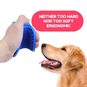 Best-Selling Eco-Friendly Rubber Long-Lasting Durable Non-Slip Grip Easy Cleaning Improves Blood Circulation Pet Brush - Product Image 1