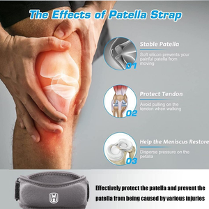 WOSWIER Factory Price Hot Sale <strong>Knee</strong> Stabilizing Brace <strong>Support</strong> <strong>Knee</strong> Pain Relief Patellar Tendon <strong>Support</strong> <strong>Strap</strong> - Product Image 6