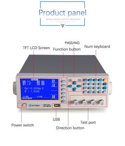 LCR5010 100Hz-10KHz Testeur de pont <span class=keywords><strong>LCR</strong></span> numérique de haute précision Inductance Capacitance Résistance <span class=keywords><strong>LCR</strong></span> <span class=keywords><strong>Meter</strong></span> - Product Image 3