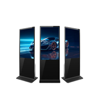 Pantalla LCD Android de 32-75 Pulgadas para Señalización Digital, Reproductor de Publicidad, Kiosco Inteligente con Pantalla Táctil Infrarroja para Centros Comerciales