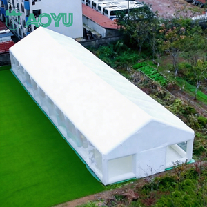 Carpa Inflable Blanca AOYU con Impresión UV, Sensor <span class=keywords><strong>PIR</strong></span>, Panel de Luz LED, PVC Impermeable, Ignífuga, para las Cuatro Estaciones, para Navidad - Product Image 1