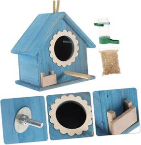 กรงนกไม้คอกคาทีลบ้านนกแคมป์รังนกทำจากไม้ธรรมชาติออกแบบได้ตามต้องการ - Product Image 2