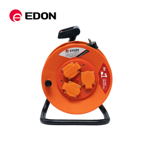 สายพ่วงแบบม้วนเก็บได้ EDON Kabeltrommel Walze ความยาว 25 เมตร พร้อมเต้ารับ - Product Image 3