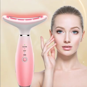 Dispositivo de Masaje Facial y de Cuello Reafirmante de la Piel, Rejuvenecedor de la Piel Recargable para el Hogar, Cuidado Facial Antienvejecimiento - Product Image 4