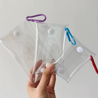 Sac de rangement transparent pour boîte mystère, étui de présentation Pop Mart en PVC, mini porte-monnaie, sac de présentation pour badges