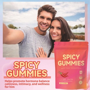 Vitality Support Chili Pepper Spicy Maca Root Muira Puama Epimedium Cube Gummies Hormone Balance Healthcare <b>Gummy</b> <b>Candy</b> - Product Image 3