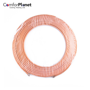 Potentes fabricantes de tubos de cobre en espiral de 5/16 y 1/4 de pulgada para <span class=keywords><strong>aire</strong></span> <span class=keywords><strong>acondicionado</strong></span> doméstico, tubo de cobre eléctrico sin costuras - Product Image 1