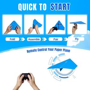 Kit de Avión de Papel RC para Armar - Juguete Educativo STEM para Escuelas y Campamentos |   Compatible con OEM/ODM - Product Image 3