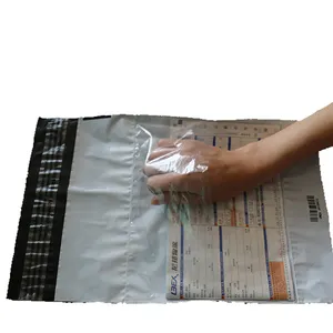 Fabricação SF DHL sacos de correio de plástico Sacos de Embalagem de Correio expresso em Plástico com bolso claro