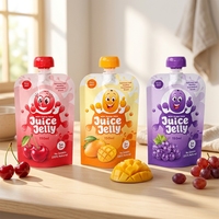 Sachets souples en plastique brillant de qualité alimentaire YSH avec bec verseur, pochettes à bec verseur pour jus et boissons, pour fournisseurs
