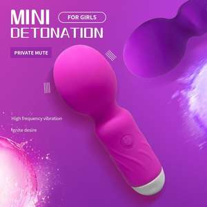 Mini vibromasseur baguette AV puissant pour femmes, masseur clitoridien érotique, mini vibromasseur baguette érotique en gros - Product Image 4