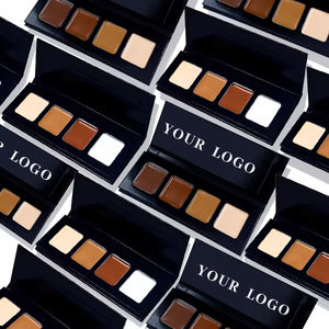 Corrector de <span class=keywords><strong>Maquillaje</strong></span> al por Mayor, Vegano, Marca Privada, Cobertura Total, Bronceador, Paleta de Contorno, <span class=keywords><strong>Maquillaje</strong></span> Mate, Corrector en Crema Resistente al Agua - Product Image 6