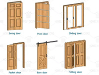 Portes en bois mélamine HOMELY pour maisons à bon prix porte double derniers designs photos panneau en bois massif