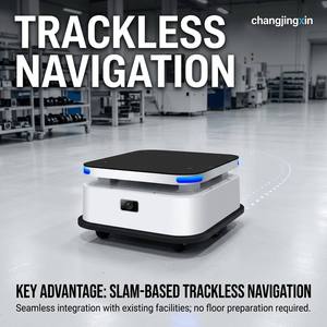 Chasis Inteligente SLAM AMR con Construcción Metálica, Motores de Doble Tracción, <span class=keywords><strong>Robot</strong></span> de Entrega de Materiales Estériles para Hospitales y Laboratorios, 300 kg - Product Image 1