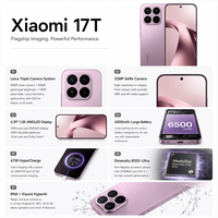 Teléfono Móvil 17T 5G con Dimensity 8500Ultra, Cámara Leica de 50MP con IA, Pantalla AMOLED de 1.5K y 120Hz, Batería de 6000mAh con Carga Rápida de 67W, IP68, Android, 6.5 Pulgadas