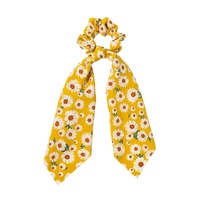 Cravate élastique à imprimé floral Bandanas personnalisés Chouchous à cheveux personnalisés imprimés pour femmes Accessoires de bricolage
