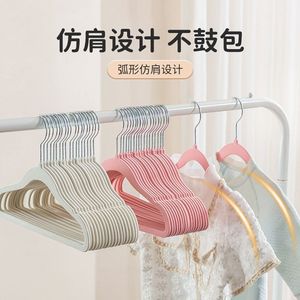 Percha de terciopelo para ropa, tipo gancho rectangular, para bebés, niños pequeños, recién nacidos, organizador de ropa, percha para abrigos - Product Image 3