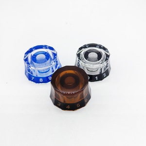 Venta al por mayor de perillas de volumen y tono de 12 lados para guitarra, tapas de perillas para bajo eléctrico, perillas de control de potenciómetro, piezas para instrumentos musicales - Product Image 1