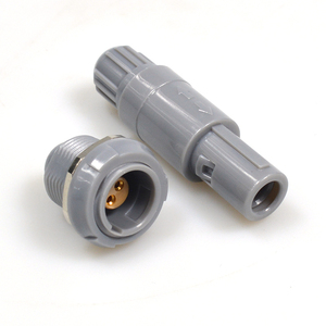 Konektor plastik seri P colokan jantan PKG soket betina 2 3 4 5 6 7 8 9 10 14 Pin konektor dengan mur hijau untuk Medis - Product Image 3