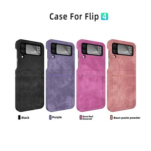 เคสโทรศัพท์แบบพับได้สำหรับ Galaxy Z Flip4 ซึ่งเป็นเคสป้องกันที่มีสไตล์และหรูหรา ให้การปกป้องเต็มรูปแบบ ทนทานต่อการตกกระแทก - Product Image 5