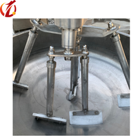 Marmite industrielle automatique à double enveloppe de 700 L, à conception planétaire, gaz/électricité, inclinable, pour la cuisson et le traitement des aliments