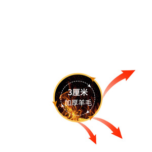 Botas de nieve de cuero vacuno para hombre, forradas con lana gruesa, antideslizantes, zapatos de invierno, tacón bajo, caña alta, cálidas - Product Image 2