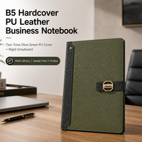 Agendas et carnets de notes B5 2026 avec bouton-pression pour agenda professionnel et planificateur quotidien