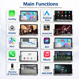 Décodeur sans fil Apple CarPlay Android Auto pour <span class=keywords><strong>Audi</strong></span> A1 A3 A5 A6 A8 <span class=keywords><strong>Q2</strong></span> Q3 Q5 Q7 S4 S5 <span class=keywords><strong>MMI</strong></span> 3G MIB RMC Mirrorlink Multimédia - Product Image 2
