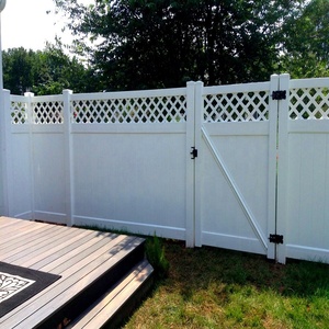Valla de Privacidad de Plástico <span class=keywords><strong>Blanco</strong></span> de Alta Calidad de 6x8, Rejilla de PVC Vinílica para Privacidad - Product Image 5
