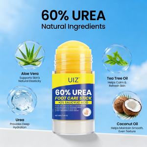 Kaki retak lengket pengelupasan tangan melembapkan & Kaki penghilang kulit mati perawatan kaki tumit retak perbaikan 60% krim Urea stik - Product Image 4