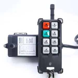 F21-E1B 6 botões de velocidade única guindaste industrial corrente controle remoto por rádio sem fio