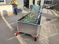 Vbjx 100Kg Verse Kokosnoot Draak Fruit Groente Gepulseerde Lucht Met Voor Wastank Zwembad En Snijmachine Lijn