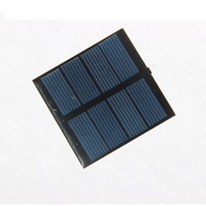 Petit panneau solaire 52x52mm 0.4W 2V en stratifié époxy pour éclairage solaire - Product Image 1